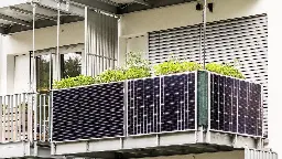 Tysk boom för solceller på balkongen