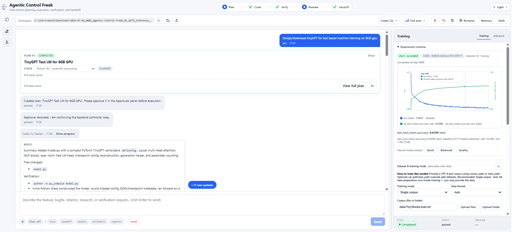 a local control plane for coding agents in your browser